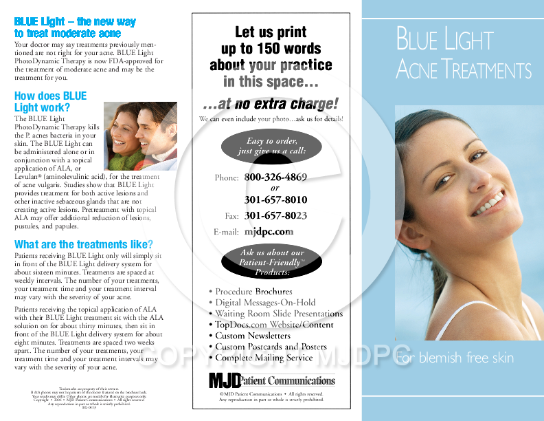 Blue Light Acne Treatment - Costs, Risks, Recovery